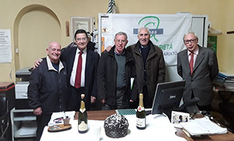 foto incontro pper gli auguri delle festivit� natalizie