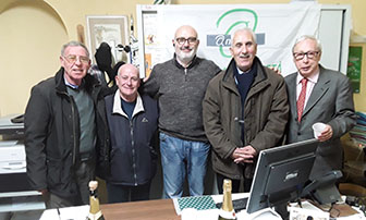 foto incontro pper gli auguri delle festivit� natalizie