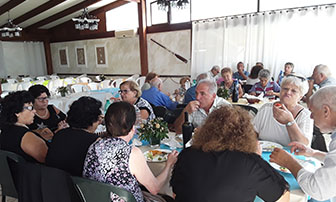foto a Suio Terme con momento conviviale