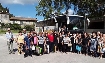 foto a Suio Terme con momento conviviale