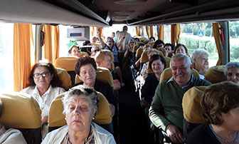 foto a Suio Terme con momento conviviale