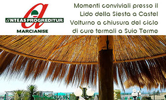 foto a Suio Terme con momento conviviale