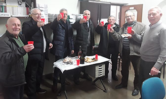 foto incontro per gli auguri pasquali