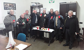 foto incontro per gli auguri pasquali