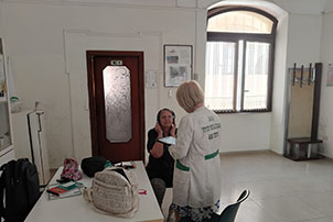 foto della Carovana della Salute a Marcianise