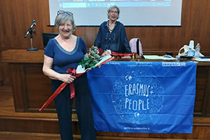 foto della partecipazione all'evento sul progetto Ersmus+