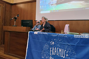 foto della partecipazione all'evento sul progetto Ersmus+