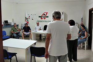 foto momenti delle prove di scena