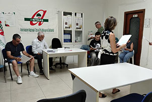 foto momenti delle prove di scena