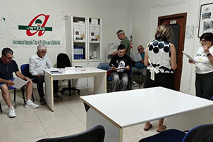 foto momenti delle prove di scena