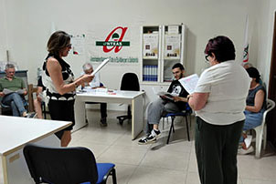 foto momenti delle prove di scena
