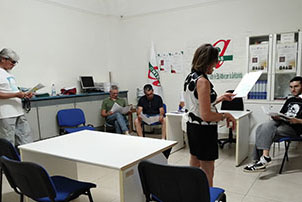 foto momenti delle prove di scena