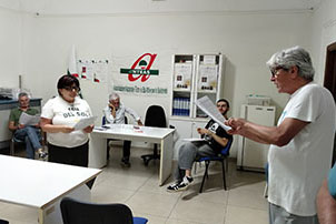 foto momenti delle prove di scena