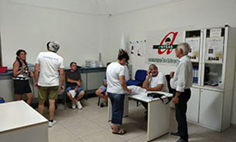 foto momenti delle prove di scena