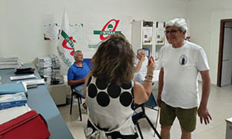 foto momenti delle prove di scena