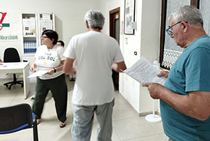 foto momenti delle prove di scena