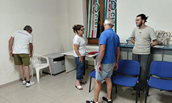 foto momenti delle prove di scena