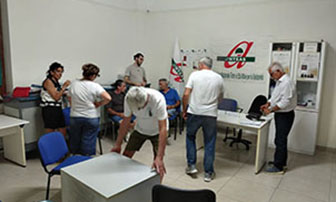 foto momenti delle prove di scena