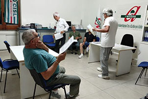 foto momenti delle prove di scena
