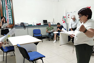 foto momenti delle prove di scena