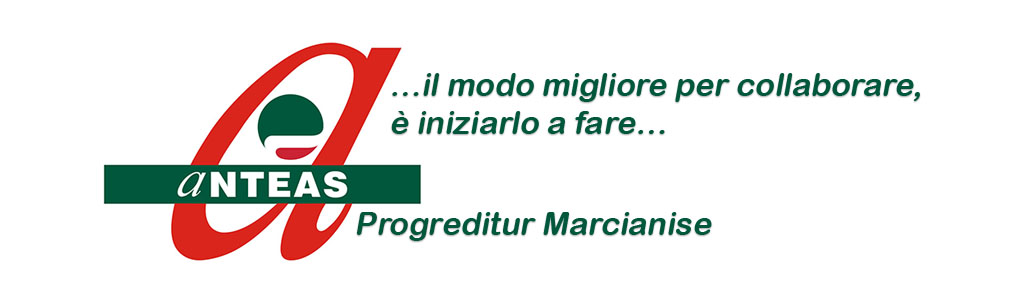 Logo e info sull'associazione Anteas Progreditur