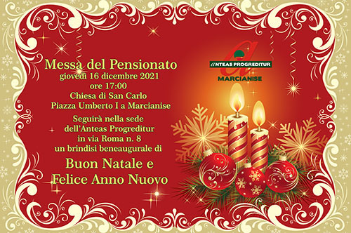 locandina Messa del Pensionato 2021