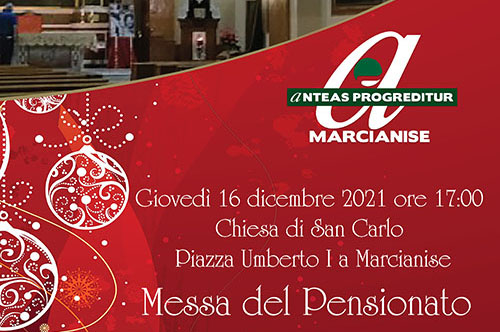 locandina Messa del Pensionato 2021