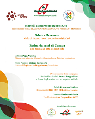 locandina del secondo incontro del ciclo sull'alimentazione